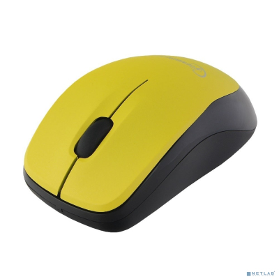 Gembird MUSW-360-LM {Мышь беспроводная, 2.4ГГц, лайм, мини, 3кн, 1000DPI, блистер}