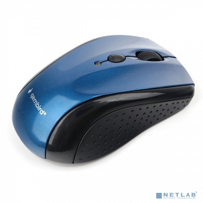 Gembird MUSW-425 {Мышь беспроводная, синий, 2.4ГГц, 5кн+колесо-мышка, 1000/1600/2400 DPI, оптический}