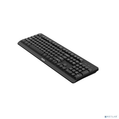 Philips Беспроводная Клавиатура SPK6307BL 2.4GHz 104 клав, русская заводская раскладка, чёрный Чёрный