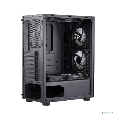 Корпус Formula V-LINE 7706 черный без БП ATX 8x120mm 2xUSB2.0 2xUSB3.0 audio bott PSU