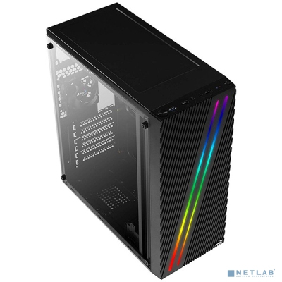 Корпус Mid Tower Aerocool Streak RGB (ATX/micro-ATX/mini-ITX, без БП) (4718009158573)