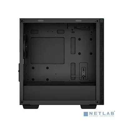 Корпус MiniTower DeepCool CH370 черный без БП mATX TG window 1x120mm fan (R-CH370-BKNAM1-G-1)