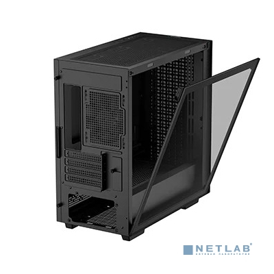 Корпус MiniTower DeepCool CH370 черный без БП mATX TG window 1x120mm fan (R-CH370-BKNAM1-G-1)