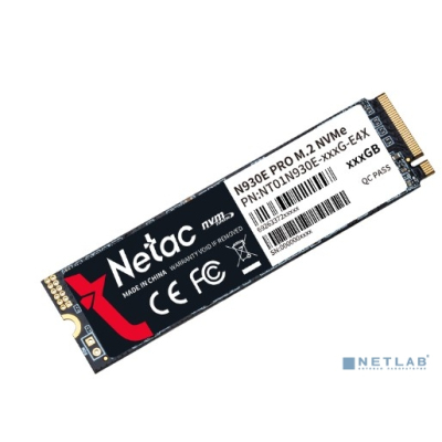 Накопитель SSD Netac PCI-E 3.0 256Gb NT01N930E-256G-E4X(N)N930E Pro M.2 2280