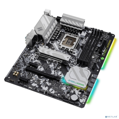 Asrock B660 STEEL LEGEND {Soc-1700 Intel B660 4xDDR4 ATX AC`97 8ch(7.1) 2.5Gg RAID+HDMI+DP}