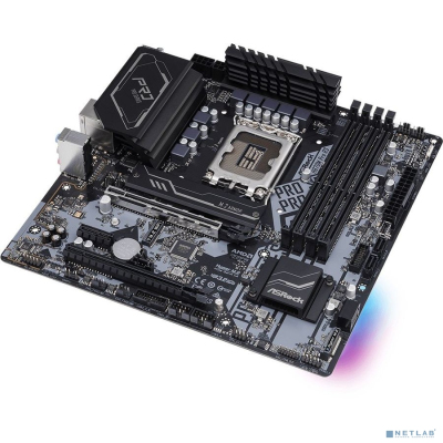 Asrock H670M PRO RS {Soc-1700 Intel H670 4xDDR4 mATX AC`97 8ch(7.1) GbLAN RAID+VGA+HDMI+DP}