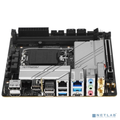 Asrock H670M-ITX/AX {GA1700, H670, 2*DDR4, DP+HDMI, 4xSATA3 6.0, M.2 Socket, RAID, 2xUSB 3.2, Type-C, 4xUSB 2.0, mITX}