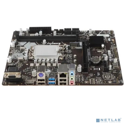 Biostar H610MHP {Socket 1700, Intel®H610, 2xDDR4-3200, D-SUB+HDMI, 1xPCI-Ex16, 1xPCI-Ex1, 4xSATA3, 1xM.2, 8 Ch Audio, GLan, (4+4)xUSB2.0, (2+2)xUSB3.2, 1xPS/2, mATX}
