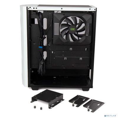 CASE HIPER DCW белый без БП ATX 1x120mm 1x140mm 1xUSB2.0 1xUSB3.0 audio bott PSU