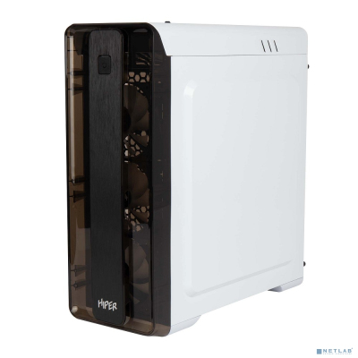 CASE HIPER M11 FRGB-WT черный без БП ATX 4x120mm 1xUSB2.0 1xUSB3.0 audio bott PSU