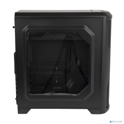 CASE HIPER M62 черный без БП ATX 1x120mm 2xUSB2.0 1xUSB3.0 audio bott PSU