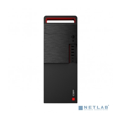 CBR PCC-ATX-E191-WPSU Корпус ATX Miditower E191, без БП, 4*USB 2.0, HD Audio+Mic, Black