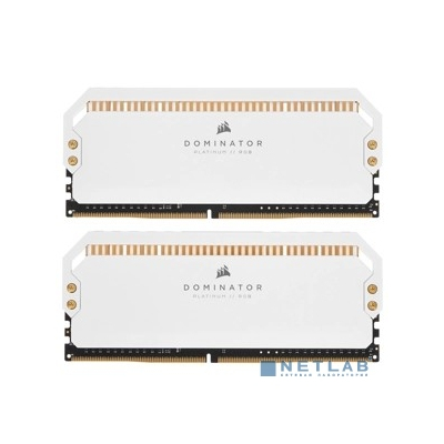 Corsair DDR4, 3600MHz 16GB 2x8GB DIMM, DOMINATOR PLATINUM RGB White Heatspreader, RGB LED, 1.35V CMT16GX4M2C3600C18W