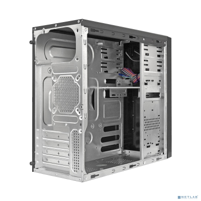 Exegate EX283238RUS Корпус Minitower ExeGate MA-372UX Black, mATX <UN500, 120mm> 2*USB+2*USB3.0, Audio