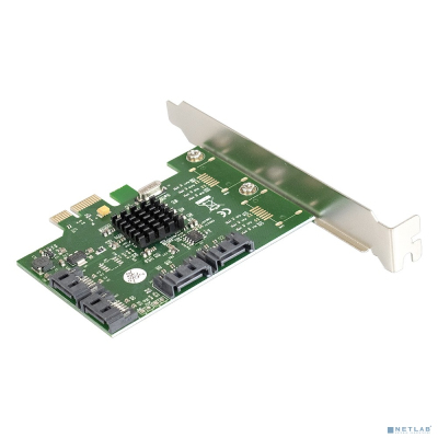 Exegate EX283710RUS Контроллер EXE-503 PCI-E 2.0, SATA3 6Gb/s, 4 int (OEM)