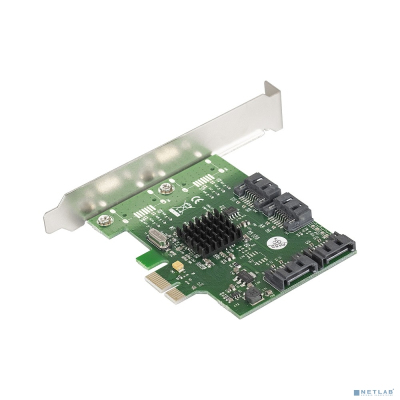 Exegate EX283710RUS Контроллер EXE-503 PCI-E 2.0, SATA3 6Gb/s, 4 int (OEM)