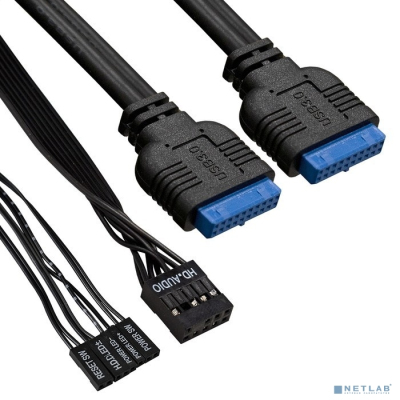 Exegate EX291149RUS Корпус Minitower ExeGate BAA-105U4-01 (mATX, без БП, 4*USB3.0, HD аудио, черный)