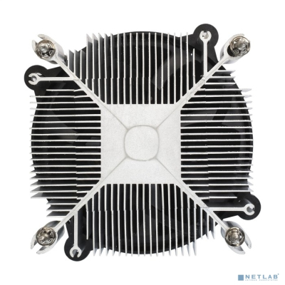 Exegate EX292654RUS Кулер ExeGate ETA-20.V1700 (Al, LGA1700/1150/1151/1155/1156/1200/1366, TDP 90W, Fan 95mm, 2400RPM, Hydro bearing, 3pin, 22db, 340г, с термопастой, на винтах, Color Box)