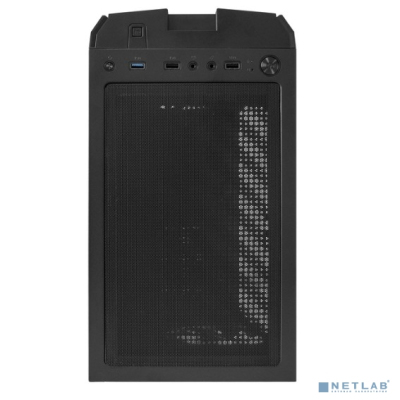 Exegate EX292733RUS Корпус Miditower ExeGate EVO-5020-NPX500 (ATX, 500NPX 12см, с окном, 1*USB+1*USB3.0, HD аудио, 1 вент. 12см с RGB подсветкой)