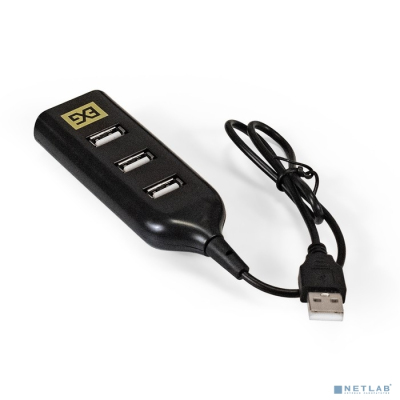Exegate EX293976RUS USB-Хаб (концентратор) ExeGate DUB-42 (кабель-адаптер USB2.0 --> 4xUSB2.0, Plug&Play, черный)
