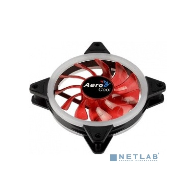 Fan Aerocool Rev Red / 120mm/ 3pin+4pin/ Red led