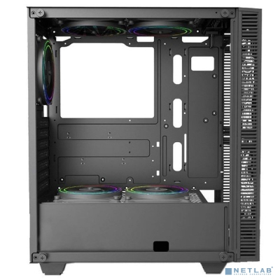 GameMax Корпус Kreator без БП (Midi Tower, ATX, Черный, 1*USB3.0 + 1*USB2.0, RGB 1*120 мм+ fan cont)