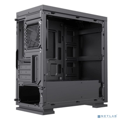 GameMax Корпус M60 Black (H605) без БП (Midi Tower, ATX, Черный, 1*USB3.0 + 1*USB2.0, fans 120+92мм)