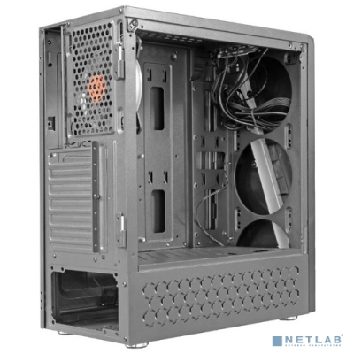 Ginzzu SL200 FAN Rear 12CM LED 1*USB 3.0,1*USB 2.0,AU Window w/o PSU