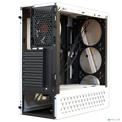 Ginzzu SL220 White FAN 12LED USB3.0 Window w/o PSU