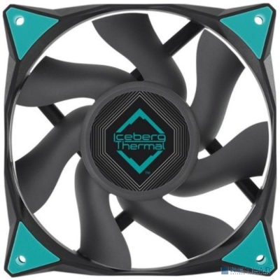 Iceberg Thermal IceGALE Xtra 120mm BLACK 500 - 3000 RPM (MTTF 160,000) hours (IceGALE Xtra 120mm BLACK)