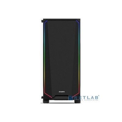 MidiTower Zalman K1 (K1REV.B) Black без БП { боковое окно, ATX}