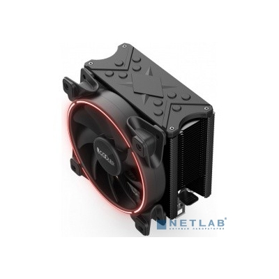 PCCooler GI-X6R Кулер GI-X6R S775/115X/AM2/AM3/AM4 (24 шт/кор, TDP 160W, вент-р 120мм с PWM, Red LED FAN, 5 тепловых трубок 6мм, 1000-1800RPM, 26.5dBa)