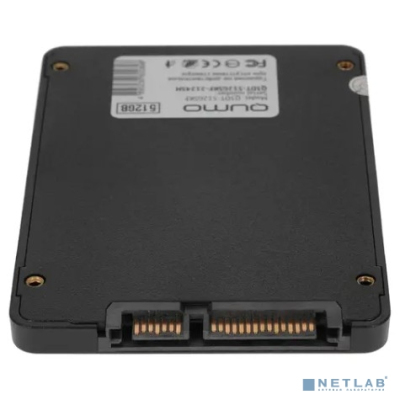 QUMO SSD 512GB Novation TLC 3D (Q3DT-512GSKF) {2,5" R/W 550/500 MB/s SM2258XT/SM2259XT OEM}