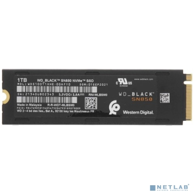 WD SSD M.2 1Tb WDS100T1XHE/WDBAPZ0010BNC-WRSN Black SN850 M.2 2280
