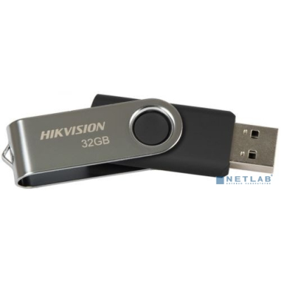 Флешка USB Hikvision M200 HS-USB-M200S/32G/U3 32ГБ, USB3.0, серебристый и черный