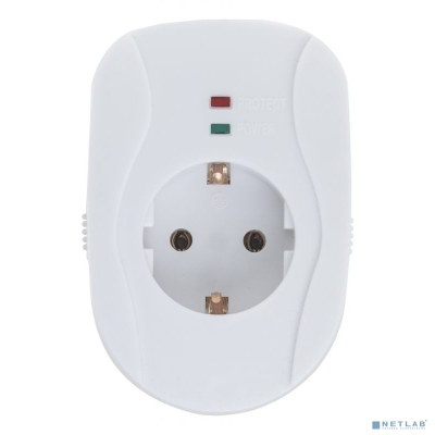 BURO Сетевой фильтр 1 розетка (100SH-W), белый (коробка) {992324}