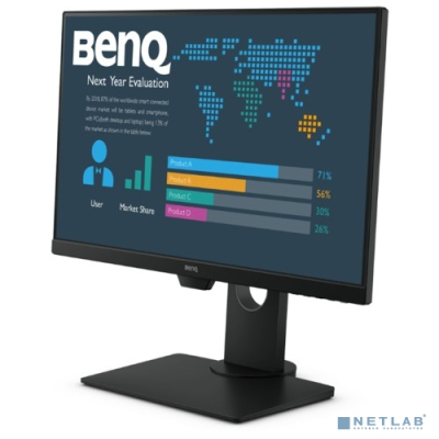 LCD BenQ 23.8" BL2480T черный [9H.LHFLA.TBE]{IPS 1920x1080 16:9 HAS Pivot 1000:1 250cd 178/178 D-Sub HDMI DisplayPort регулируемая подставка}