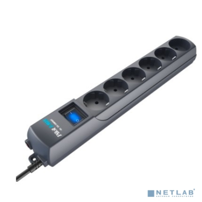 ZIS Сетевой фильтр Pilot S-MAX 3м {5 евро, 1 росс., увеличенная мощность 3500 Вт}