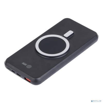 Мобильный аккумулятор Cactus CS-PBFSRT-10000 10000mAh 3A 1xUSB беспров.зар. черный