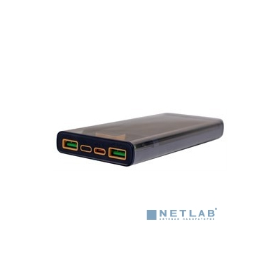 Мобильный аккумулятор Cactus CS-PBFSTT-10000 10000mAh 4.5A 2xUSB черный