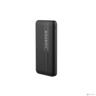 Harper Аккумулятор внешний портативный PB-10006 black (10 000mAh; Li-Pol; Вход Micro USB/Type-C, 3А; Выход: 2 USB: 5/4.5/2/1.5 А, (4.5/5/9/12 В); Выход: 1 Type-C/3А;Quick Charge и Power Delivery