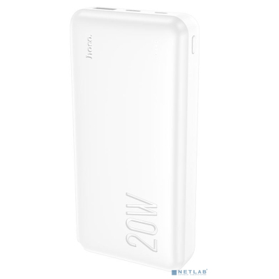 Hoco J87A Портативный аккумулятор, 20000mAh, 3A, белый (61040)