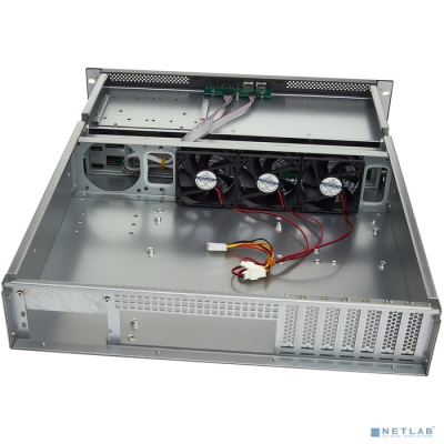 Exegate EX281290RUS Серверный корпус ExeGate Pro 2U550-HS08 <RM 19", высота 2U, глубина 550, БП 1U-600ADS, 8xHotSwap, USB>