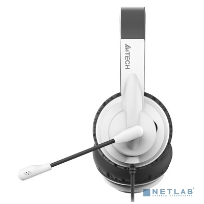 A4Tech HU-10 черный/белый 2м накладные USB(HU-10/USB/BLACK+WHITE)