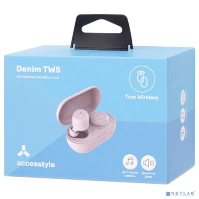 Accesstyle Denim TWS Pink