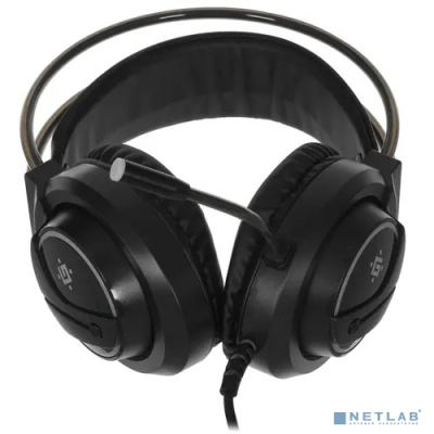 Defender Flame черный, RGB, провод 2 м