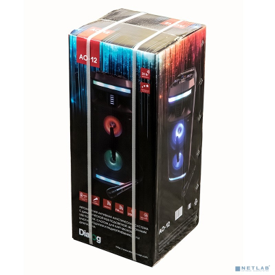 Dialog Oscar AO-12 1.0, 30W RMS, Караоке с микрофоном, BT+FM+USB+SD+LED