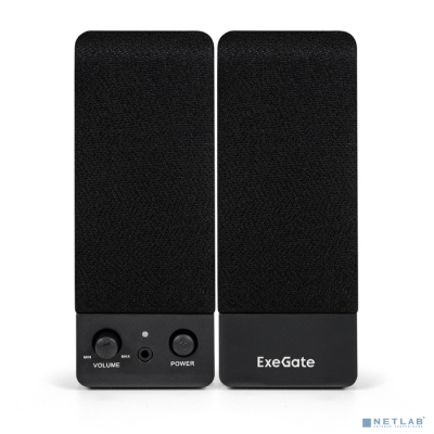 ExeGate Accord 235 (Активная, питание 220В, 2х3Вт, 30-18000Гц, цвет черный, дерево, разъем для наушников, Color Box)