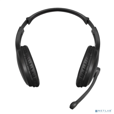 ExeGate Office HS-102S (4-контактный 3.5 мм мини-джек, динамик 40мм, 20-20000Гц, длина кабеля 1,5м, регулировка громкости на кабеле, Color Box)