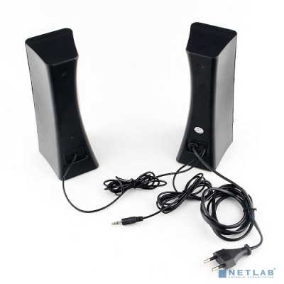 Gembird SPK-500, черный, 6 Вт, рег. громкости, разъём для наушников,питание 220